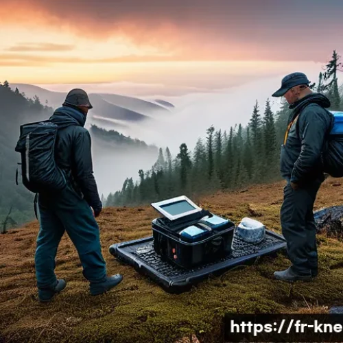 Home 30 계곡 살인 사건 - A rugged remote mountain valley crime scene at dawn, with investigators in weatherproof outdoor clot...